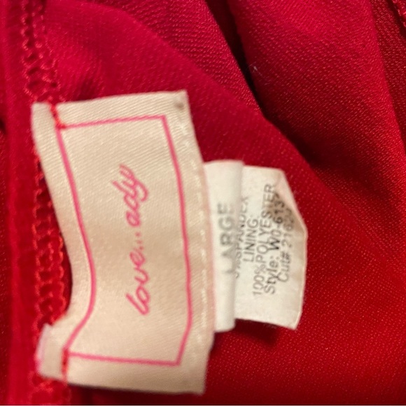 RED A-Line Dress Large - Picture 9 of 9